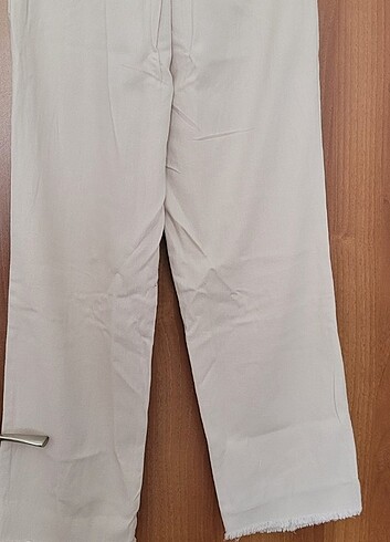 m Beden ten rengi Renk Keten pantolon