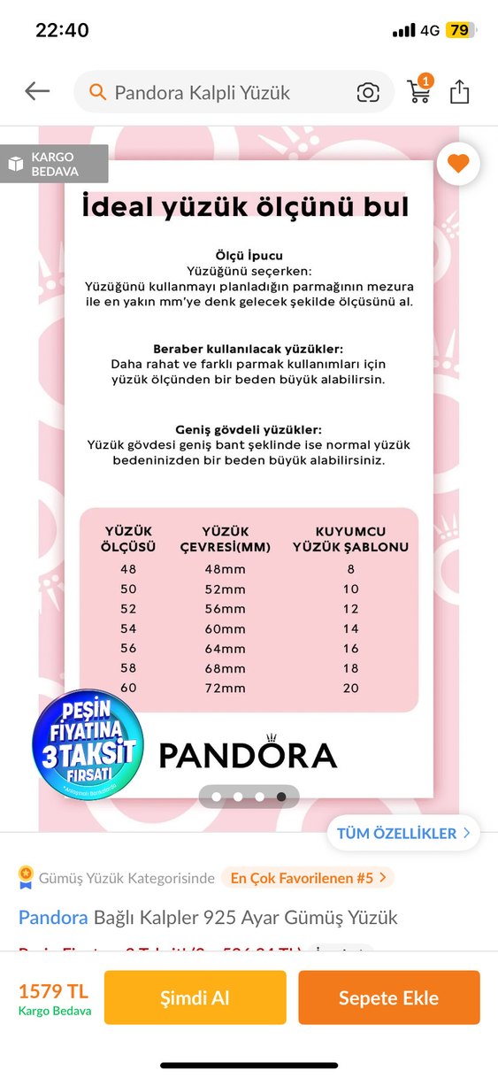 Gümüş Pandora Kadın Yüzük - Minimalist Boncuklu Tasarım - Görsel 3