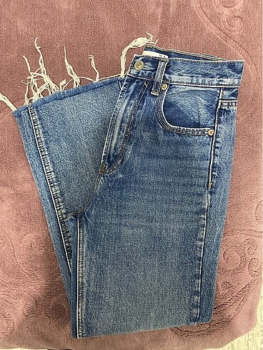 kesik paça stradivarius jean - Görsel 7