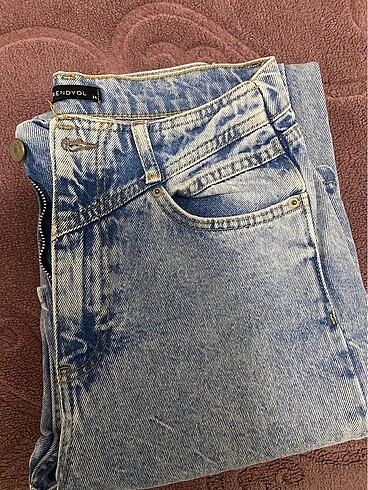 bel detayli jean - Görsel 3