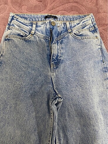 bel detayli jean - Görsel 5