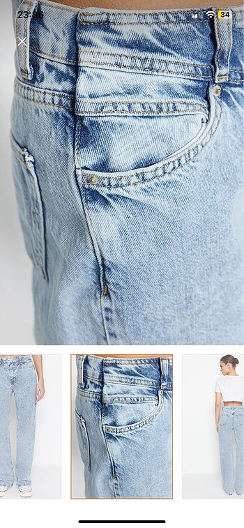 bel detayli jean - Görsel 9