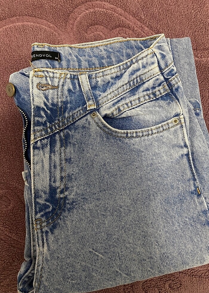 bel detayli jean - Görsel 3