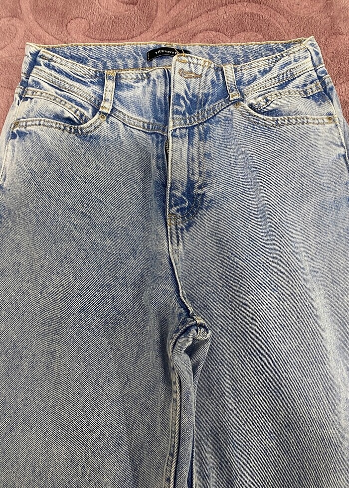 bel detayli jean - Görsel 4