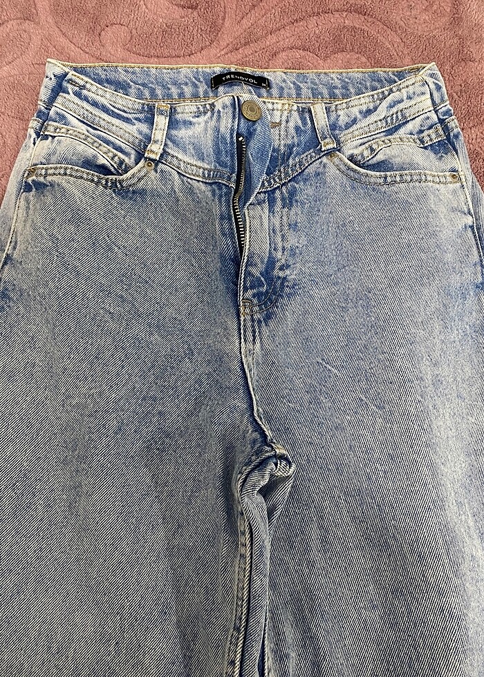 bel detayli jean - Görsel 5