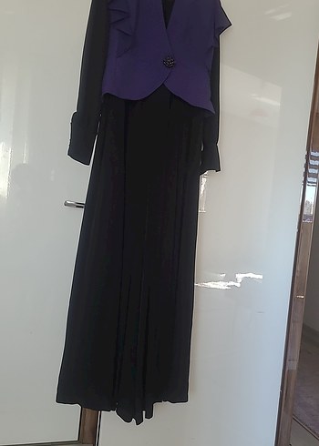 Kayra Uzun Mor Gotik Kadın Takım Elbise