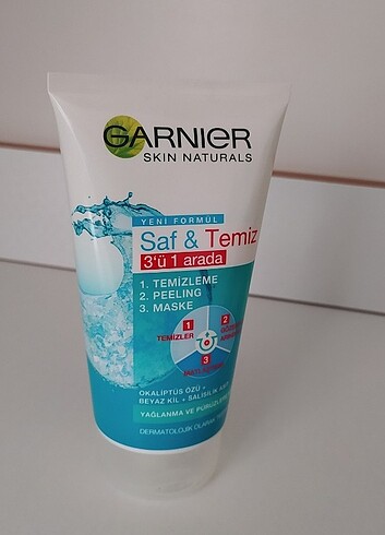 Garnier 3'ü 1 arada yüz temizleme jeli