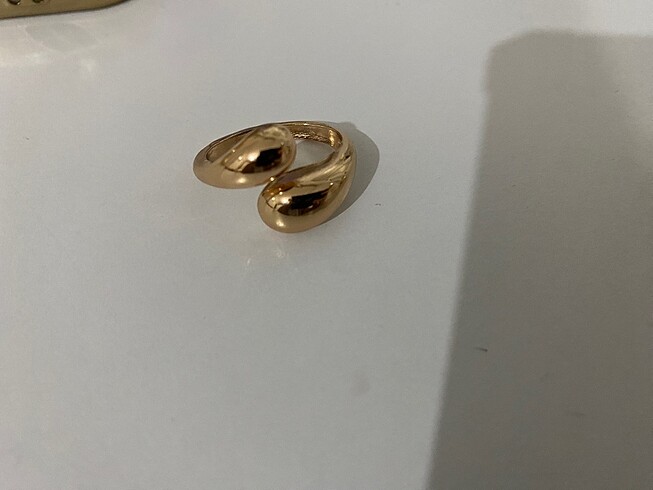 Beden altın Renk 3lü gold yüzük temudan aldım