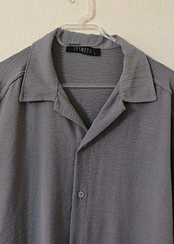 Gri SALAŞ GÖMLEK - Görsel 3