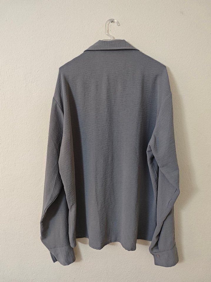 Gri SALAŞ GÖMLEK - Görsel 2