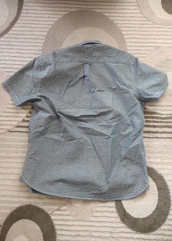 Koton marka kısa kollu gömlek L beden slim fit - Görsel 3