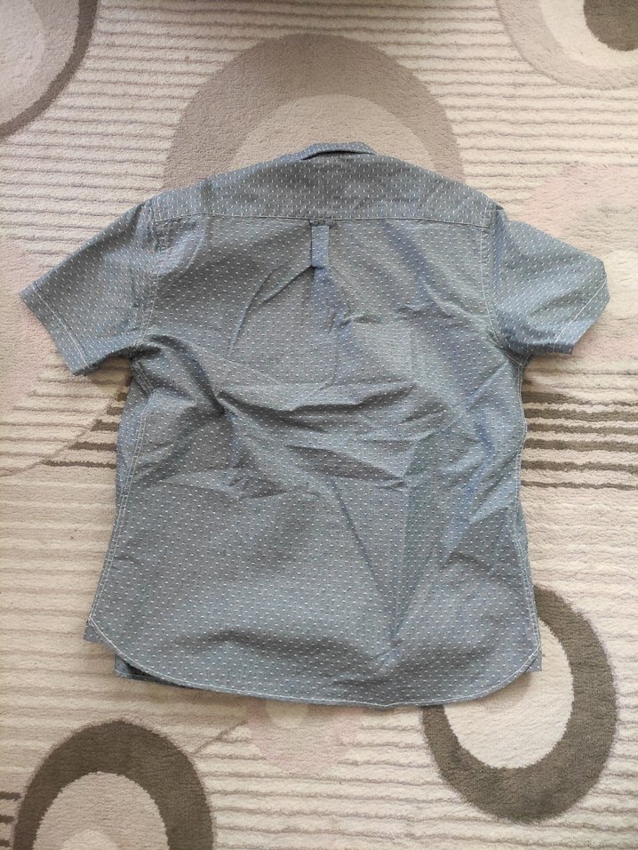 Koton marka kısa kollu gömlek L beden slim fit - Görsel 3