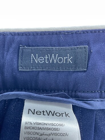 38 Beden lacivert Renk Network Kumaş Pantolon %70 İndirimli.