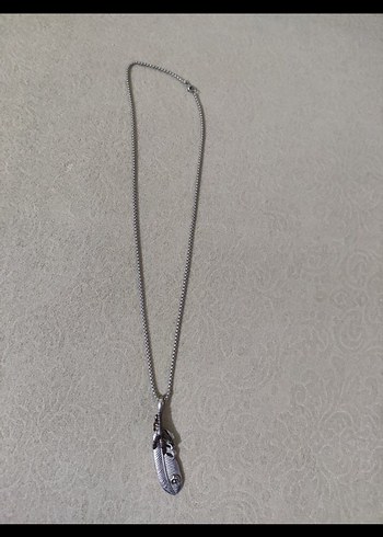 Erkek Zincirli Tüy Kolye - Görsel 2