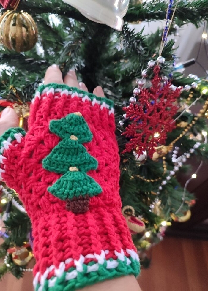 Çam Ağaclı Eldiven - Görsel 2