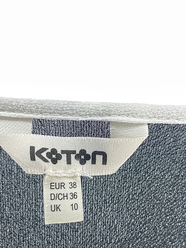 38 Beden siyah Renk Koton Bluz %70 İndirimli.