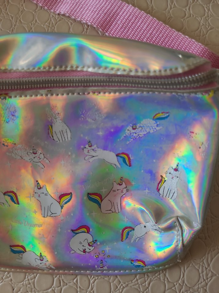 Renkli Tie-Dye Desenli Çocuk Bel Çantası - Görsel 2