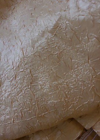 İşlemeli Beyaz Parlak Yatak Örtüsü - Görsel 8