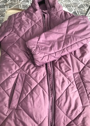 Lcw Mor Fermuarlı kız çocuk mont - Görsel 3