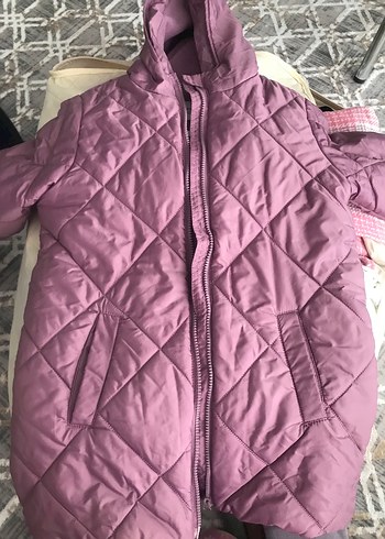 Lcw Mor Fermuarlı kız çocuk mont - Görsel 4