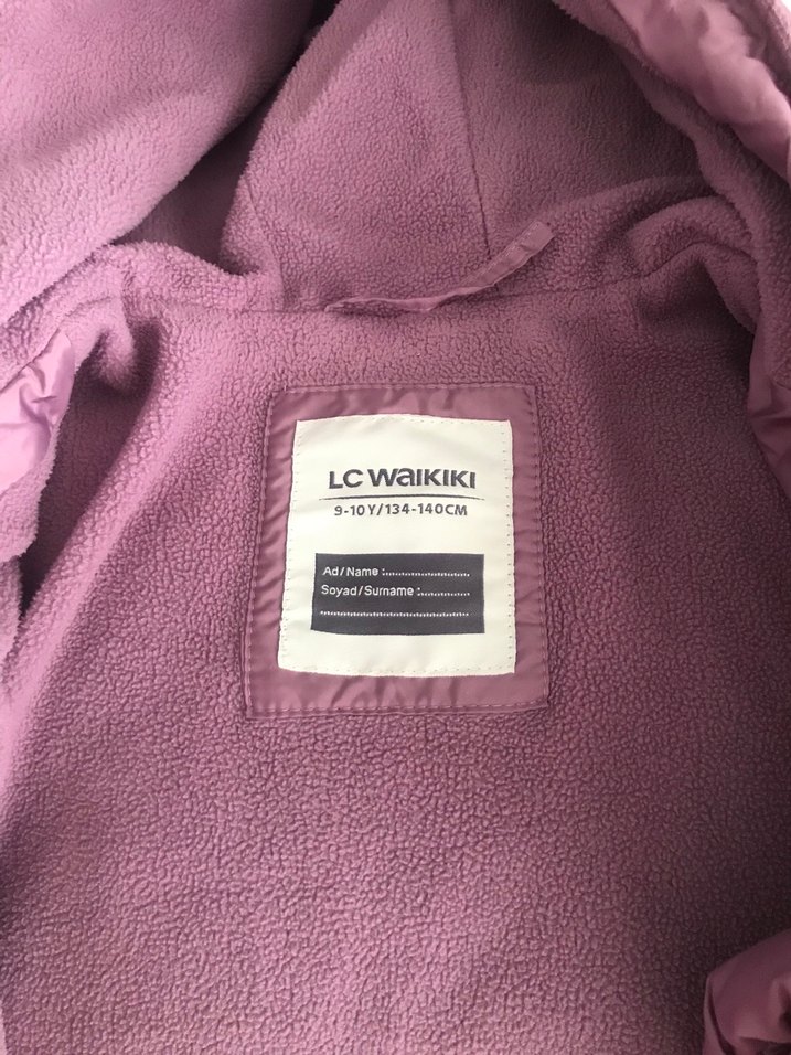 Lcw Mor Fermuarlı kız çocuk mont - Görsel 2