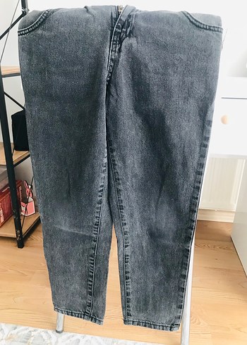 Lcw Siyah  Düğmeli Lastikli Kız cocuk Kot Pantolon - Görsel 3