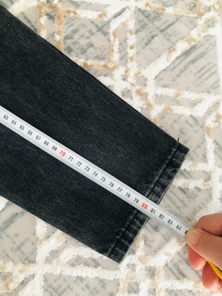 Lcw Siyah  Düğmeli Lastikli Kız cocuk Kot Pantolon - Görsel 5