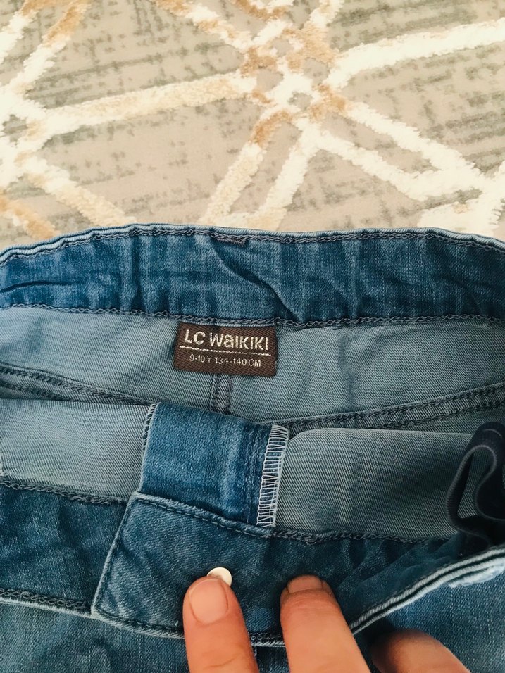 Etek Lcw Jean Etek kız çocuk - Görsel 2
