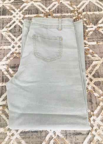 Mavi  Rahat Kesim Kız cocuk Kot Pantolon - Görsel 2