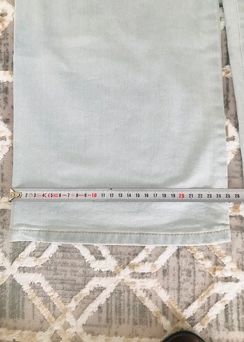 Mavi  Rahat Kesim Kız cocuk Kot Pantolon - Görsel 3