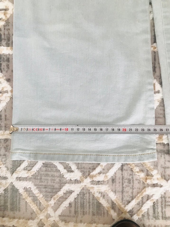 Mavi  Rahat Kesim Kız cocuk Kot Pantolon - Görsel 3