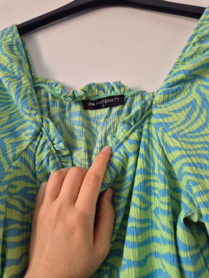 Yeşil Midi Elbise - Görsel 3