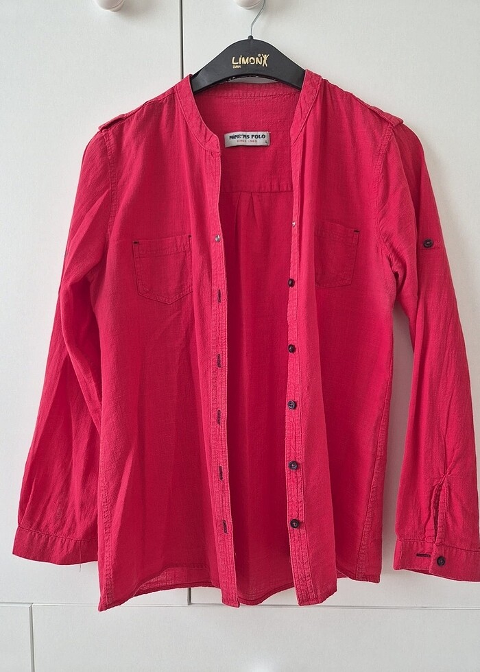 Yakasız Gömlek - Görsel 2