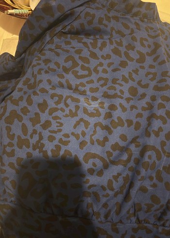 Uzun Kol Detaylı Lacivert Salaş Elbise - Görsel 7