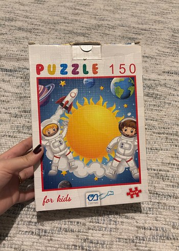 Uzay Temalı Çocuk Puzzle - Görsel 2
