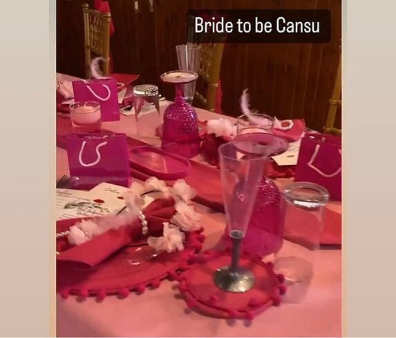 Beden Bride parti malzemeleri