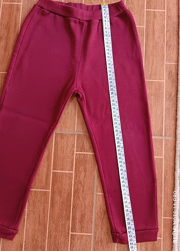 LC Waikiki Kız Eşofman altı bordo renk 
