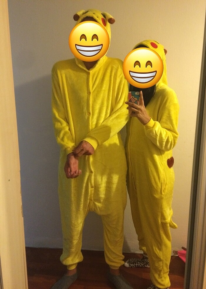 Pikaçu tulum pijama yetişkin - Görsel 2