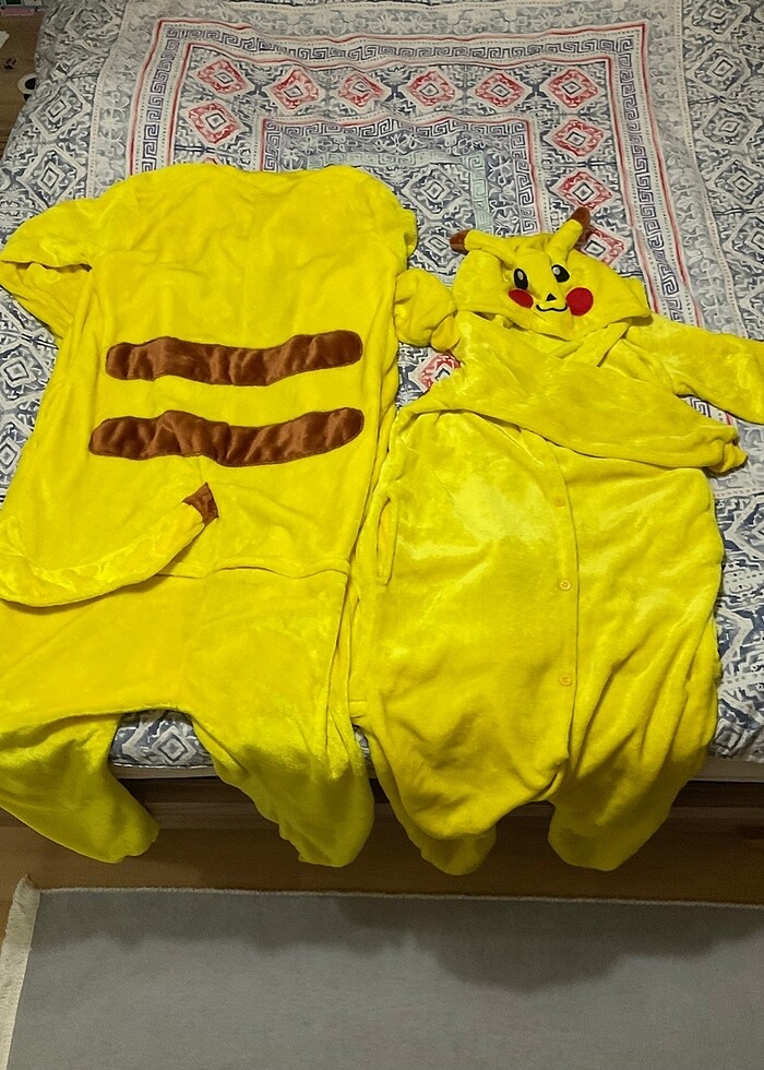 Pikaçu tulum pijama yetişkin - Görsel 3