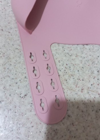 Beden pembe Renk Oioi Pembe Bebek Mama Önlüğü