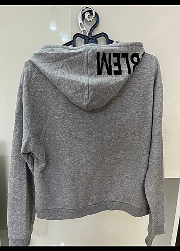 m Beden gri Renk Kapşonlu sweatshirt