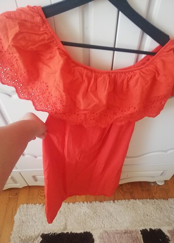 LC Waikiki Lcw turuncu elbise