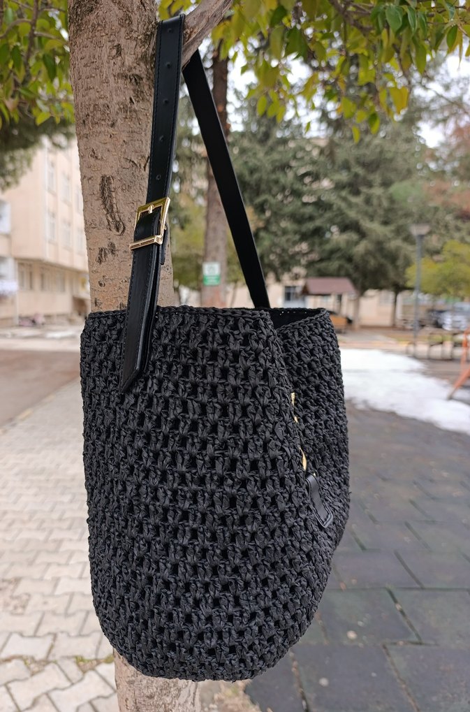 Rafya çanta - Görsel 2