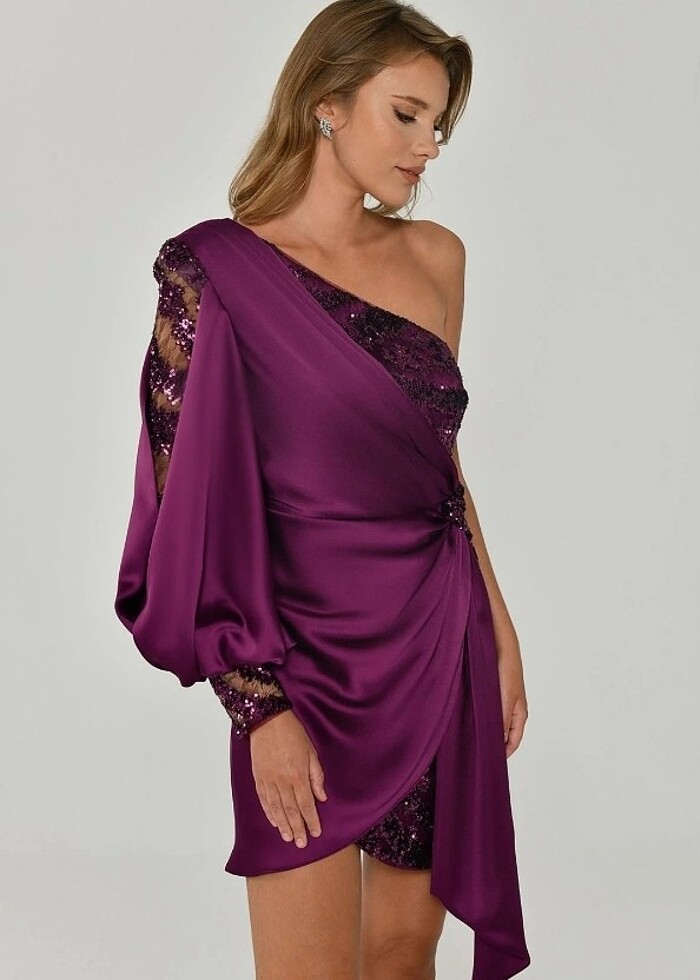 Alfabeta mini gece elbisesi - Görsel 2