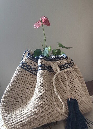 Kağıt ip torba çanta - Görsel 5