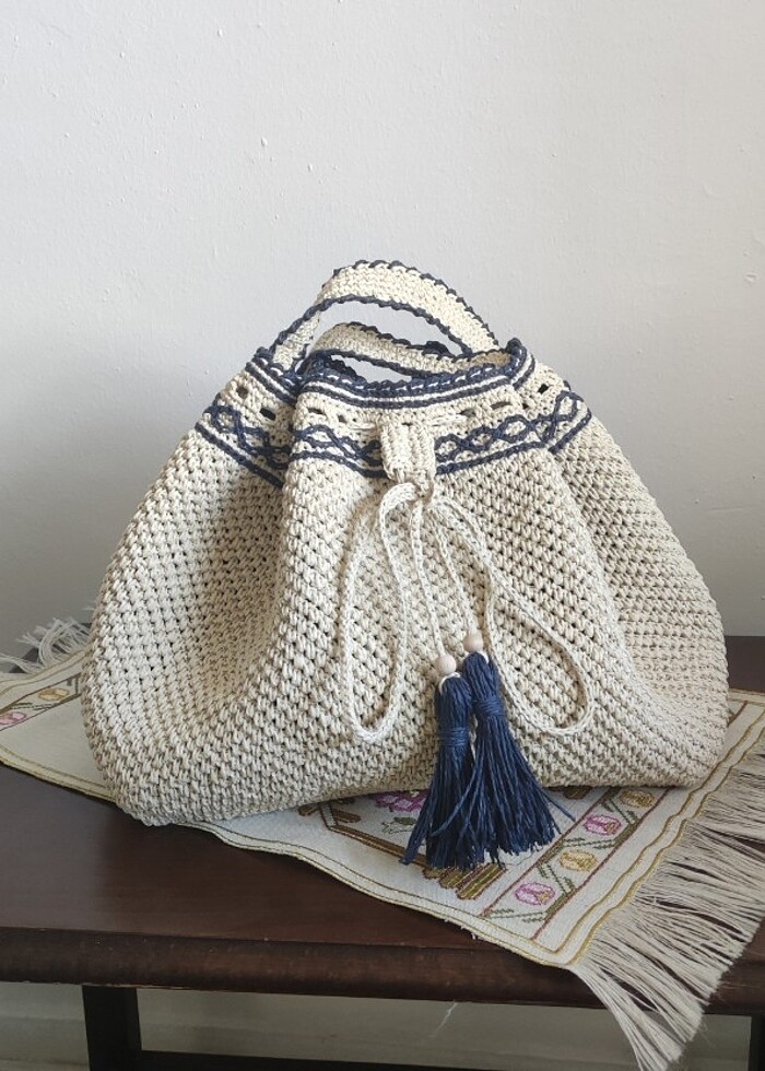 Kağıt ip torba çanta - Görsel 4