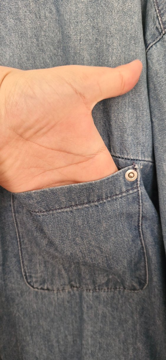 Kadın Midi Denim Ceket - Görsel 3