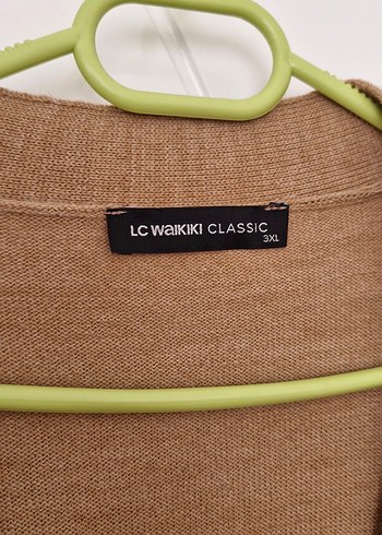 Bej Uzun Kollu Düğmeli Kadın Hırka - Görsel 3