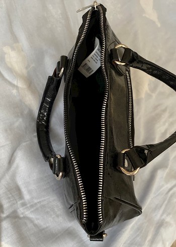 Siyah Deri Kadın Çanta - Görsel 2