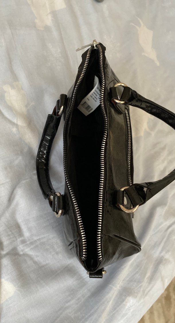 Siyah Deri Kadın Çanta - Görsel 2